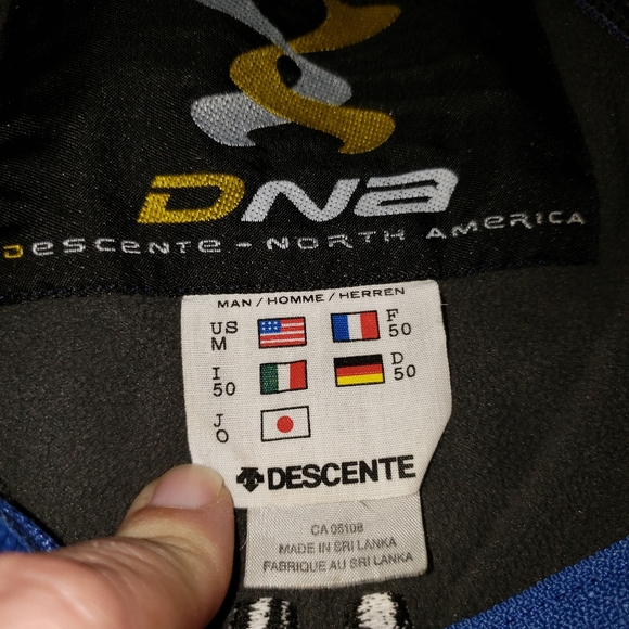 DESCENTE blue and grey jacket customized for Mammoth Mountain California - Picture 3 of 8